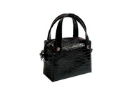 Elegancka torebka skórzana damska do ręki i na ramię - PuffBag