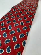 Daniels & Korff KRAWAT MĘSKI ELEGANCKI JEDWABNY ORYGINALNY MOTYW paisley