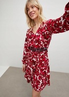 Tanio !_NOWA klasyczna WYSMUKLAJĄCA sukienka BODYFLIRT_100% WISKOZA 46/48