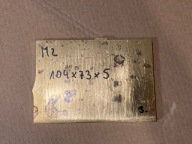 Mosiądz 5mm formatka mosiężna kęs blacha płaskownik