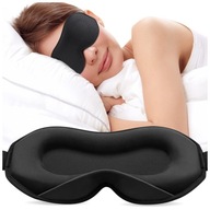 Opaska do spania 3D maska blokada światła regulowany pasek