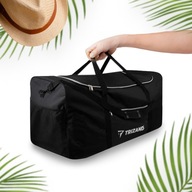 Torba Podróżna Sportowa TRIZAND Czarna Duża Turystyczna Pojemna 90x50x40 cm
