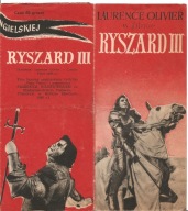 RYSZARD III -film prod.angielskiej -program kinowy -lata 50-te