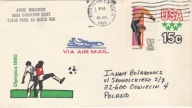 Olimpiady 1980 - koperta pamiątkowa USA z obiegu pocztowego