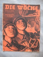 III RZESZA DIE WOCHE-TYDZIEŃ NIEMIECKA GAZETA Z CZASÓW II WOJNY ŚW. 1944 r.