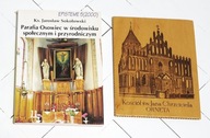 Książka Parafia Osowiec i obrazek drewno Kościół Orneta
