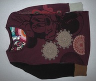 Desigual Disney bluzka ze swetrowymi rękawami m/l +gratis