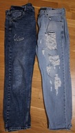 SPODNIE JEANSOWE DWIE PARY R. XL (92-94 CM)