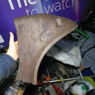 Koncówka błotnika przód reperaturka PRAWA Fiat 126p FL