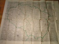 MAPA WARTHELAND KRAJ WARTY 1:300000 WIELKA BRESLAU ORYGINAŁ 1941 Hitler
