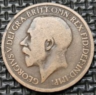 *WIELKA BRYTANIA [1398] *HALF PENNY 1917 1/2 Pensa