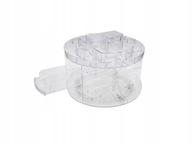 Kuferek na kosmetyki akcesoria organizer trójpoziomowy obrotowy 360 stopni