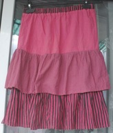 +ciekawa spódnica ,falbany, paski r 36-40