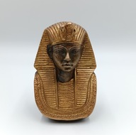 Tutenchamon Egipt - popiersie - figurka - śliczna - solidna - złota