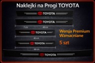 5 szt Toyota Camry Corolla CHR YARIS RAV Naklejki ochronne progi Bagażnik