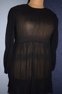 * PRIMARK * PIĘKNA SUKIENKA KARBOWANA CZARNA _40