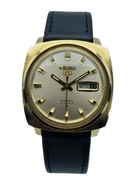 MĘSKI ZŁOCONY NARĘCZNY ZEGAREK AUTOMATYCZNY + SEIKO 5 + 21 JEWELS LATA 70TE