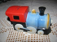 Lokomotywa Skarbonka Goebel ceramika