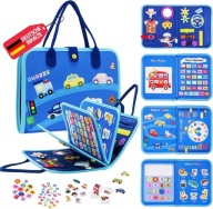 Edukacyjna Książeczka Sensoryczna Dla Dzieci Montessori Niemiecki Alfabet