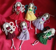 Aniołki - zestaw makrama