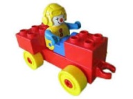 LEGO DUPLO 1559 CLOWN CAR 1990r