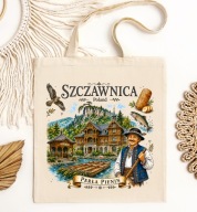 Torba Shopper Bawełniana Eko Szczawnica Prezent Pa