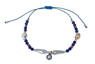 Bransoletka regulowana z motywami greckimi hand made