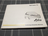 OPEL ASTRA 2 G Instrukcja Obsługi Książka 1999
