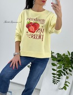 Bluza Żółta z Truskawką