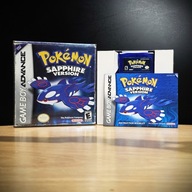 2003 Pokemon Sapphire Oryginał USA komplet box + instrukcje