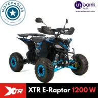 QUAD ELEKTRYCZNY XTR E-RAPTOR 1200W NOWY TRANSPORT RATY FVAT KOŁA 7 CALI