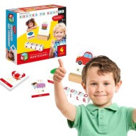 HIT MONTESSORI ZABAWKA EDUKACYJNA KOSTKA PO KOSTCE PISANIE 4 KOSTKI 5+