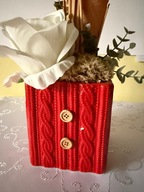 Kompozycja Kwiatowa w Ceramicznej Donicy Rojek Decor Sztuczne Kwiaty