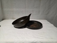 Szalki mosiężne do wagi szalkowej 5kg. Carski Weber&Dahne 1908r. 20.5cm