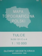 Tulce Gowarzewo Szewce Garby Wielkie Garby Małe MAPA TOPOGRAFICZNA 1:10 000