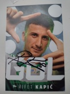 Zdjęcie 10x15 autograf Lechia Gdańsk sezon 2024/25 Gol Rifet Kapić