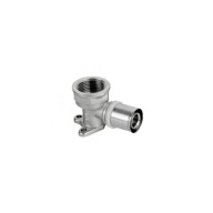 Kolano zaciskowe PEX 16 x 1/2" GW naścienne hydroland