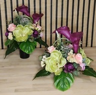 Komplet nagrobny(STROIK,BUKIET) z kaliami