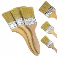 Zestaw pędzli płaskich malarskich 3 sztuki Pędzle do farb malowania proste