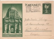 GDAŃSK DANZIG -postkarte -obieg 1944 rok ADMONT -obóz pracy?