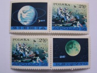 Polska - Kosmos - Fi. 1976 przywieszki Pw 1+2 **