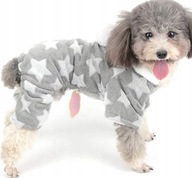 KURTKA DLA PSA kombinezon truskawki POLAROWA SWETEREK misiowy gwiazdki miły