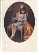 10-KG39- Dziewczynka z bzami 1919r