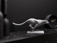 Gepard Nowoczesna Minimalistyczna Figurka Dekoracja Upominek Ozdoba