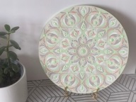 Mandala "Cisza Serca z intencją ręcznie malowana 30cm z certyfikatem