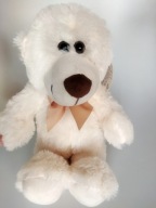 NOWY miś pluszowy pluszak biały niedźwiadek Smiki maskotka