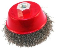 SZCZOTKA DRUCIANA OBROTOW KARBOWANA CZYSZCZENIA RDZY M14 100mm Beast 740102