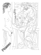 PABLO PICASSO - VOLLARD SUITE #185 - 1956 r.!