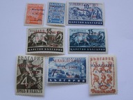 Niemcy - Okupacja Macedonii - nadruk na zn. Bułgarii - Mi. 1-8 **