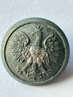 Guzik wojskowy wz. 1928 cynk śr. 25 mm – A. SZCZĘSNY WARSZAWA – oryginał 1